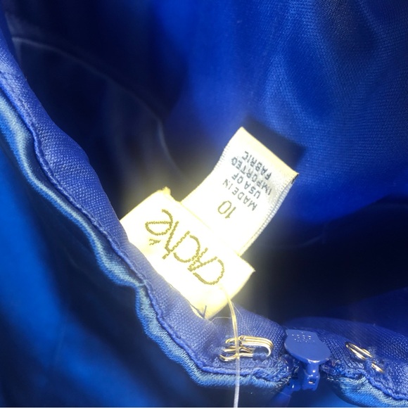 NWT Cache Blue Halter Dress 10 - Picture 11 of 13